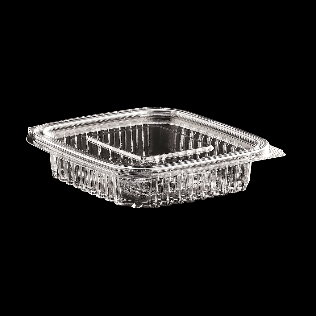 Sızdırmaz Plastik Kap Düz Kapaklı 150 Gr * 1000'li (Eltron)