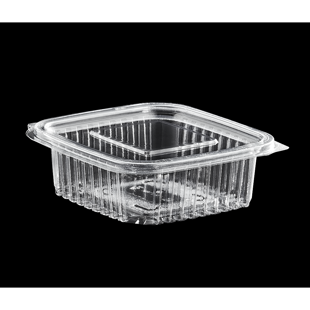 Sızdırmaz Plastik Kap Düz Kapaklı 250 Gr * 1000'li (Eltron)