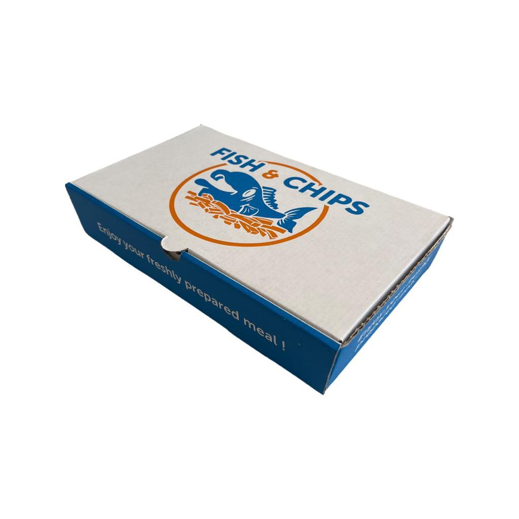 To Go Kutusu - Fish & Chips Box - 26cmx15cmx5cm / 505x 350 