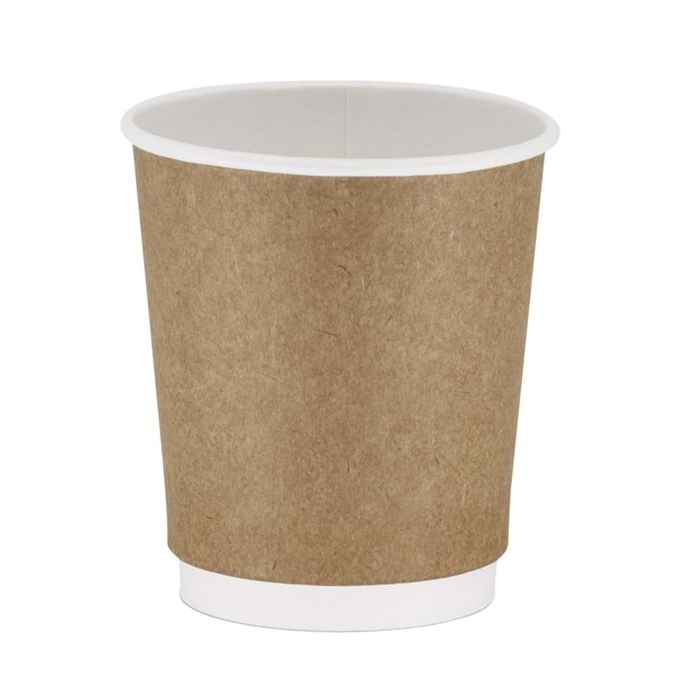 Double Wall Kraft Karton Bardak 8 oz 
