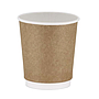 Double Wall Kraft Karton Bardak 8 oz 